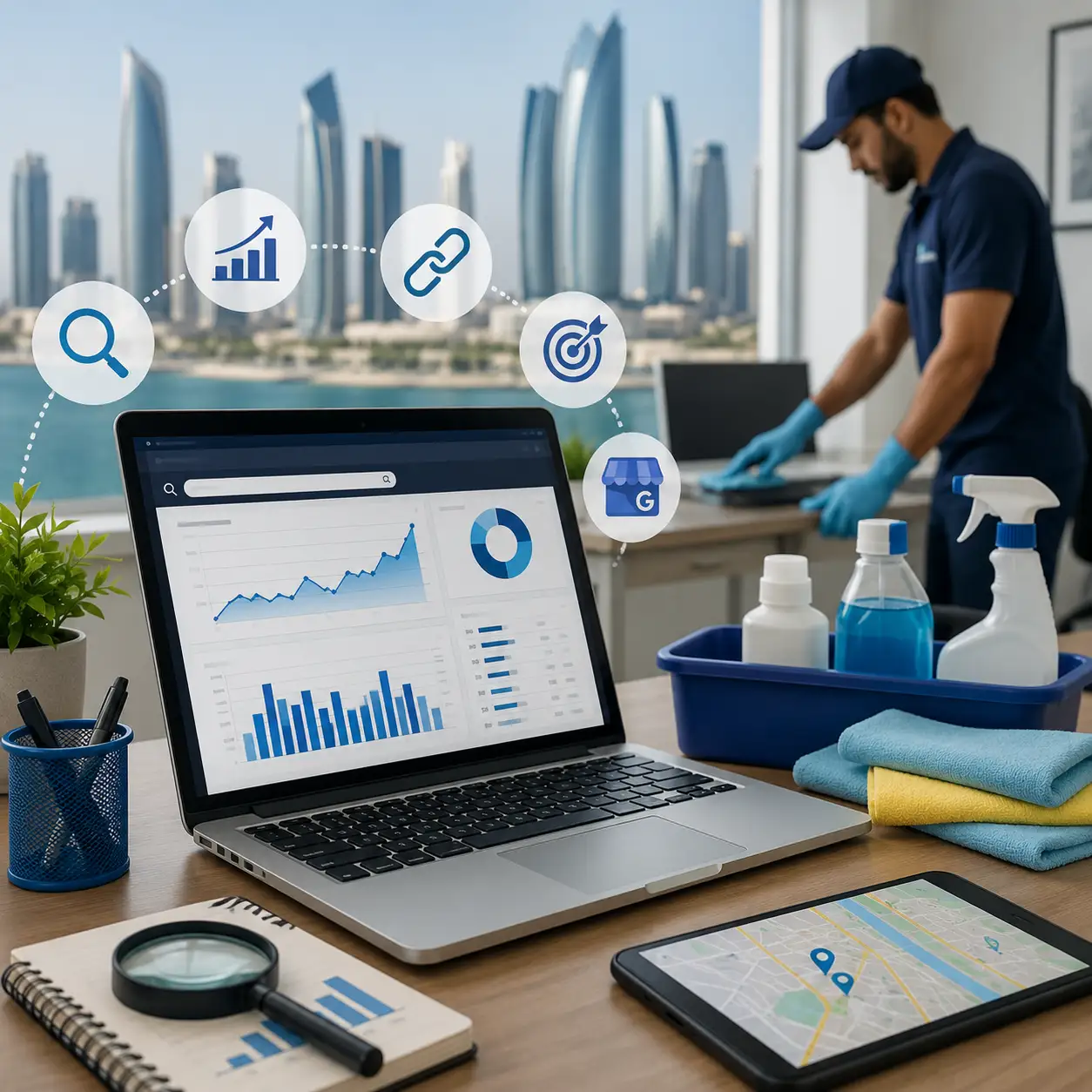 SEO for Cleaning Companies in Abu Dhabi
