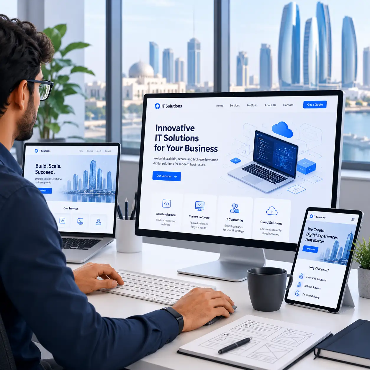 Website Design Expert for IT Companies Abu Dhabi