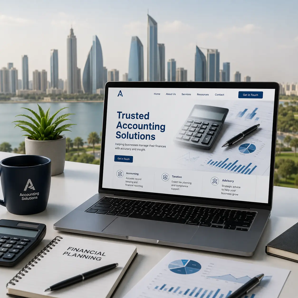 Website Design Services for Accountants Abu Dhabi