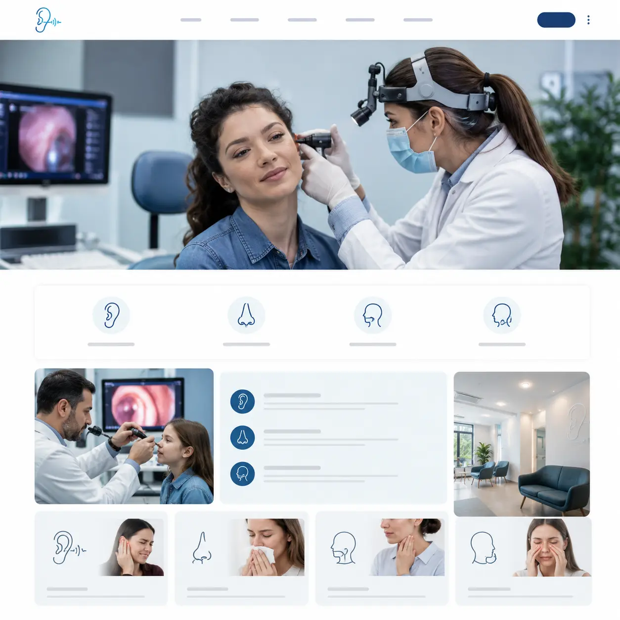 Website Design for ENT Clinics in Abu Dhabi