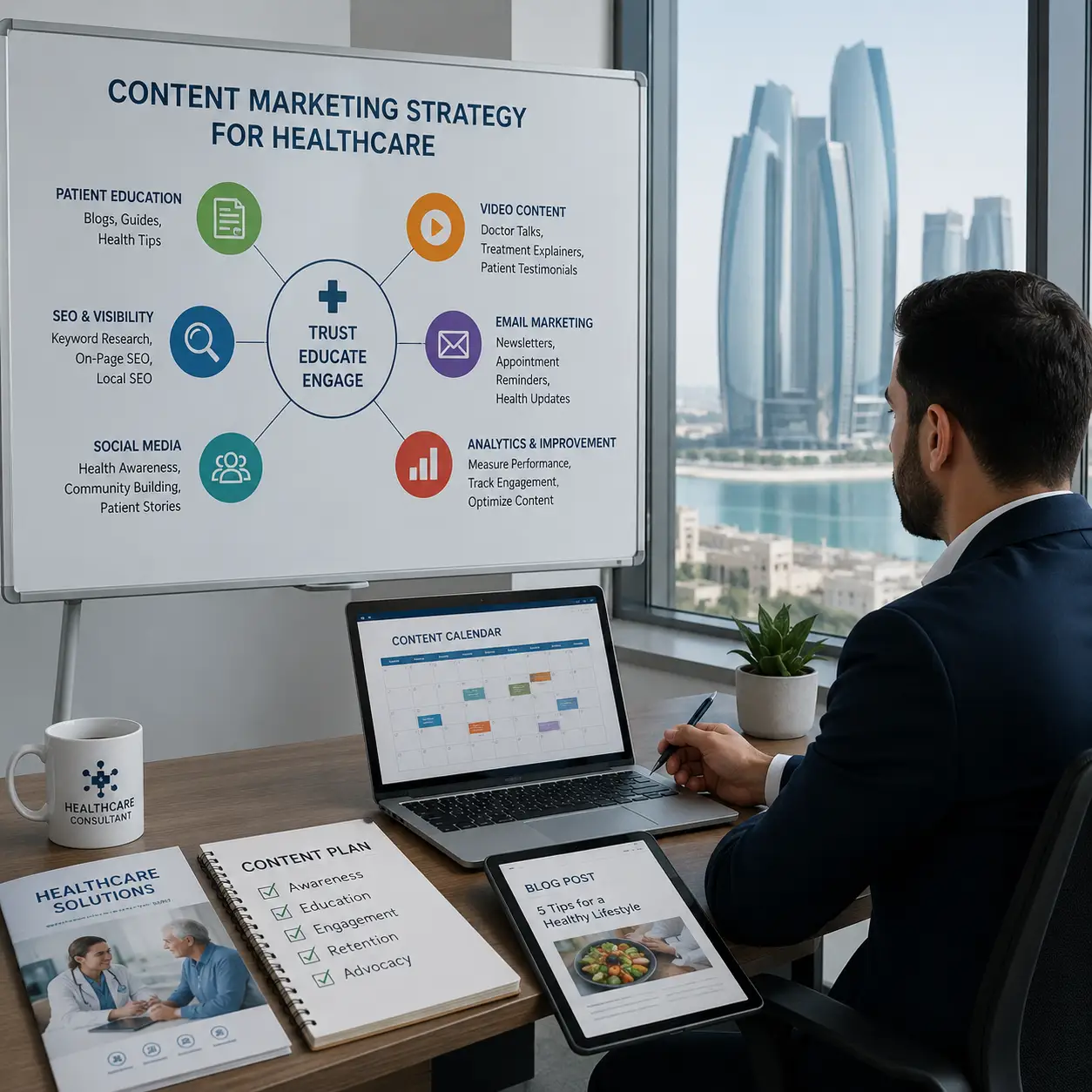 content marketing consultant for healthcare abu dhabi